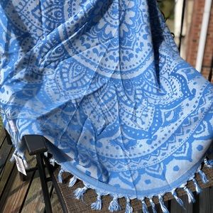 Round Shape Luxury Turkish Throw (Peshtemal)